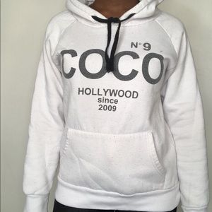 White Coco hoodie